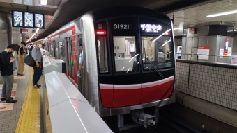 難波駅から梅田駅:鉄道乗車記録の写真
