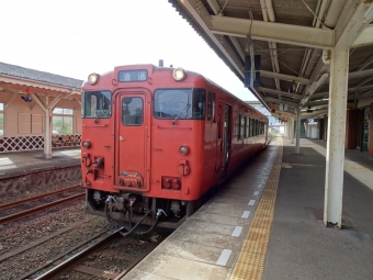 長門市駅から益田駅の乗車記録(乗りつぶし)写真