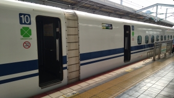 小倉駅から新大阪駅の乗車記録(乗りつぶし)写真