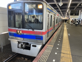 青砥駅から京成上野駅の乗車記録(乗りつぶし)写真