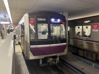阿倍野駅から東梅田駅の乗車記録(乗りつぶし)写真