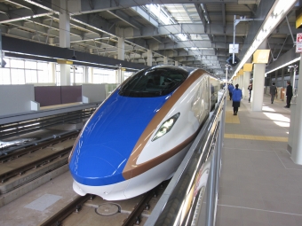 金沢駅から金沢駅の乗車記録(乗りつぶし)写真