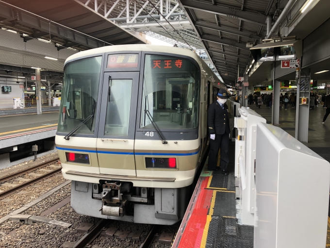 鉄道乗車記録の写真:乗車した列車(外観)(1)          「大阪到着後　外回り天王寺行3419列車に」