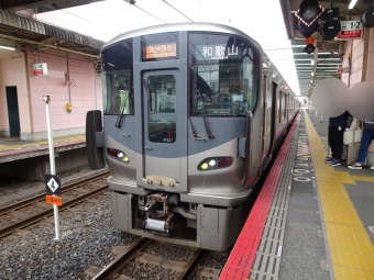 日根野駅から長滝駅の乗車記録(乗りつぶし)写真