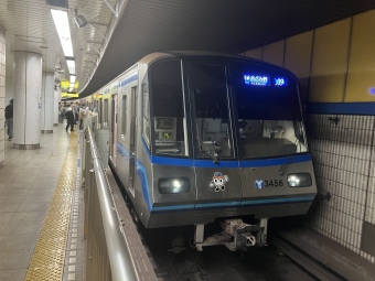 戸塚駅から上大岡駅の乗車記録(乗りつぶし)写真