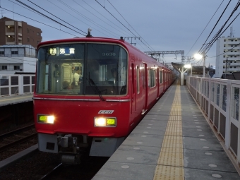 名鉄名古屋駅から東枇杷島駅の乗車記録(乗りつぶし)写真