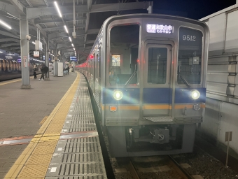 住吉大社駅から堺駅の乗車記録(乗りつぶし)写真