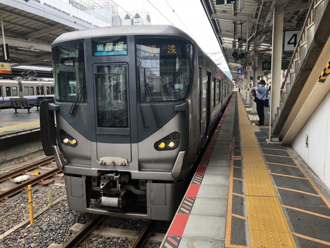 鉄道乗車記録の写真:乗車した列車(外観)(3)        「和歌山から種別幕が紀勢線普通に変更」