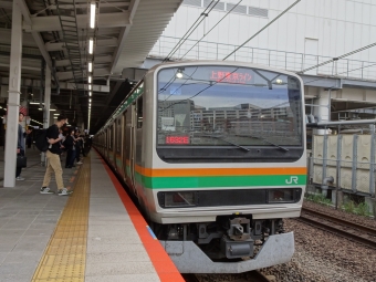 川崎駅から新橋駅の乗車記録(乗りつぶし)写真