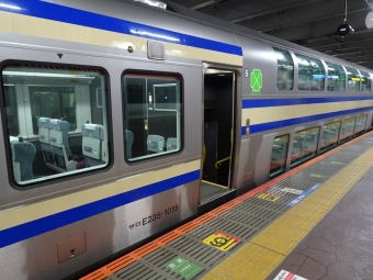 新橋駅から千葉駅の乗車記録(乗りつぶし)写真