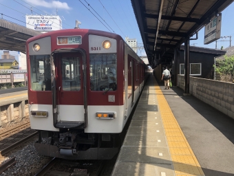 伊勢市駅から松阪駅の乗車記録(乗りつぶし)写真