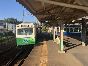 日永駅から西日野駅の乗車記録(乗りつぶし)写真