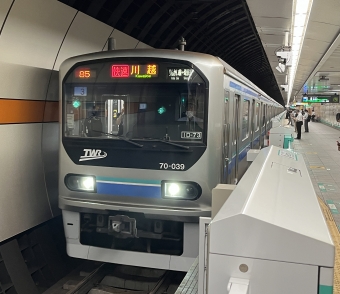 大井町駅から渋谷駅の乗車記録(乗りつぶし)写真