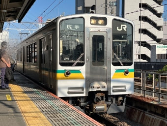 八丁畷駅から尻手駅の乗車記録(乗りつぶし)写真