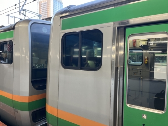 新川崎駅から横浜駅の乗車記録(乗りつぶし)写真