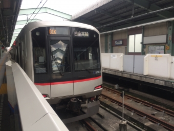 目黒駅から西高島平駅の乗車記録(乗りつぶし)写真
