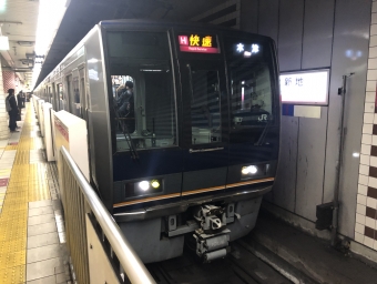 北新地駅から木津駅の乗車記録(乗りつぶし)写真