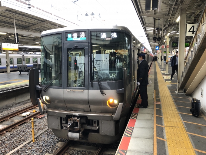 鉄道乗車記録の写真:乗車した列車(外観)(2)        「和歌山からは種別も列番も紀勢線仕様に」