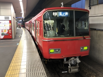 名鉄一宮駅から玉ノ井駅の乗車記録(乗りつぶし)写真