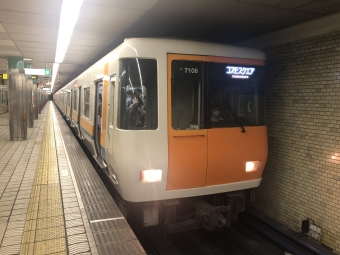緑橋駅から堺筋本町駅の乗車記録(乗りつぶし)写真