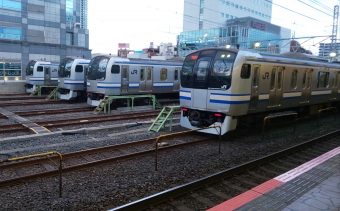 錦糸町駅から横浜駅の乗車記録(乗りつぶし)写真