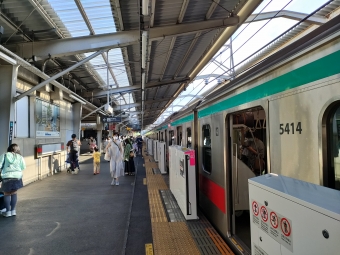 渋谷駅からあざみ野駅の乗車記録(乗りつぶし)写真
