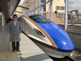 長野駅から軽井沢駅の乗車記録(乗りつぶし)写真
