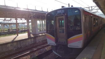 小出駅から新潟駅の乗車記録(乗りつぶし)写真