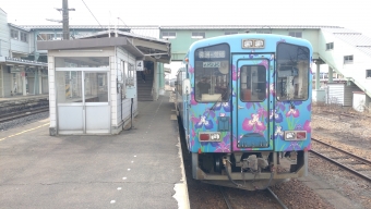 赤湯駅から長井駅の乗車記録(乗りつぶし)写真