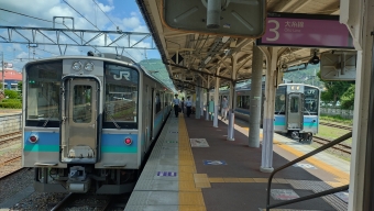 松本駅から南小谷駅:鉄道乗車記録の写真