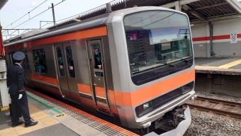 南浦和駅から新松戸駅の乗車記録(乗りつぶし)写真