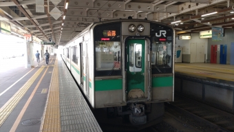新庄駅から大石田駅の乗車記録(乗りつぶし)写真