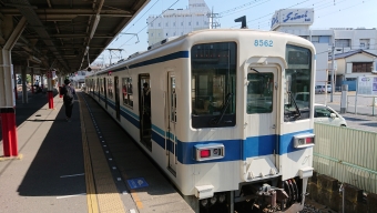 館林駅から間藤駅の乗車記録(乗りつぶし)写真