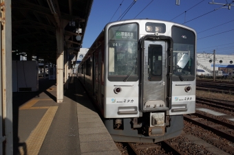 直江津駅から上越妙高駅の乗車記録(乗りつぶし)写真