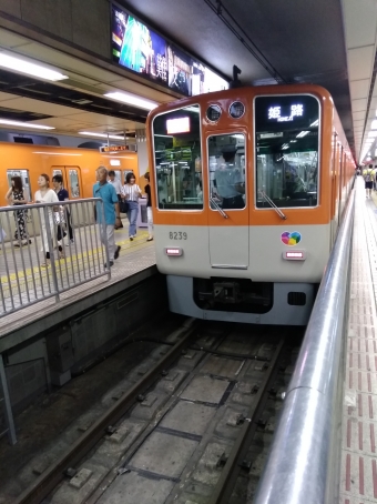梅田駅から元町駅の乗車記録(乗りつぶし)写真