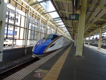 富山駅から高崎駅の乗車記録(乗りつぶし)写真