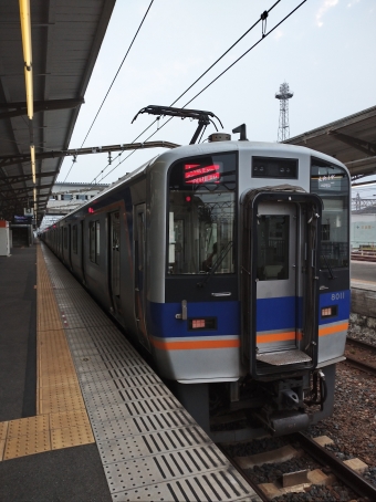 和歌山市駅から岸和田駅の乗車記録(乗りつぶし)写真