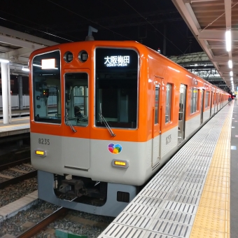 甲子園駅から野田駅の乗車記録(乗りつぶし)写真