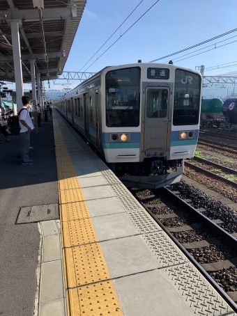南松本駅から小淵沢駅の乗車記録(乗りつぶし)写真