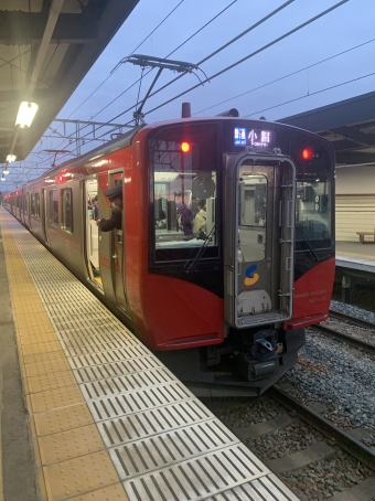 上田駅から信濃国分寺駅の乗車記録(乗りつぶし)写真