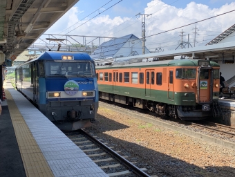 黒姫駅から上田駅の乗車記録(乗りつぶし)写真