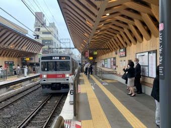戸越銀座駅から五反田駅の乗車記録(乗りつぶし)写真