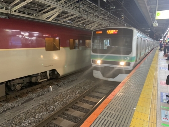 東京駅から上野駅:鉄道乗車記録の写真