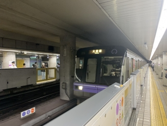 栄駅から市役所駅の乗車記録(乗りつぶし)写真