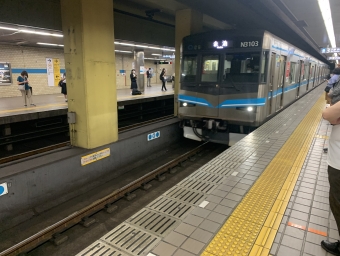 伏見駅から上前津駅の乗車記録(乗りつぶし)写真