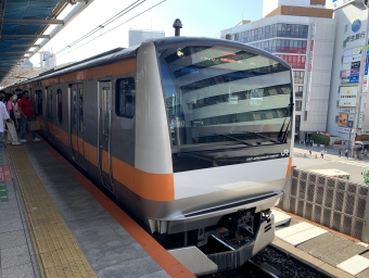 吉祥寺駅から新宿駅の乗車記録(乗りつぶし)写真