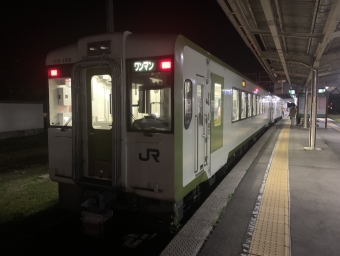 小諸駅から乙女駅の乗車記録(乗りつぶし)写真