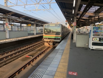 前橋駅から新前橋駅の乗車記録(乗りつぶし)写真