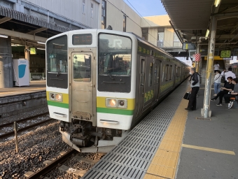 新前橋駅から桐生駅の乗車記録(乗りつぶし)写真