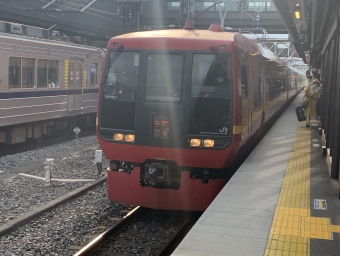下今市駅から新宿駅の乗車記録(乗りつぶし)写真